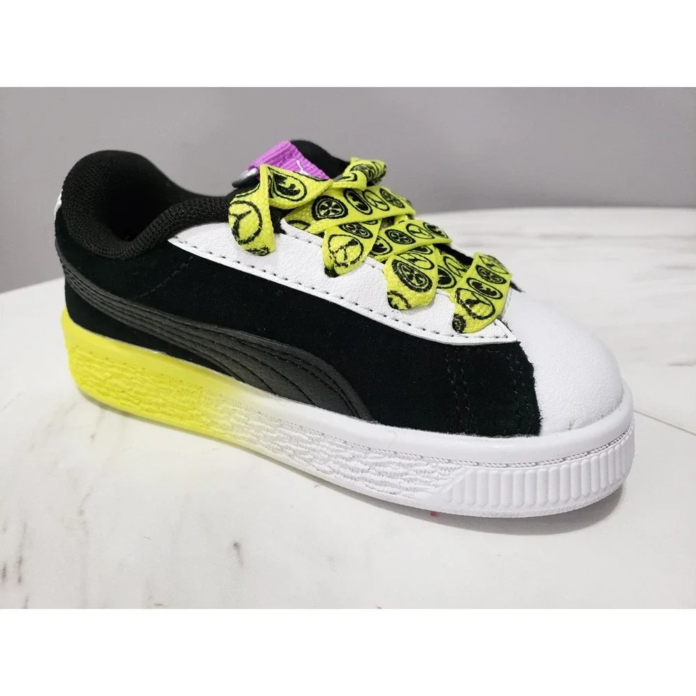 NEW SIZE 7 BABY TODDLER PUMA  X‎ Hot Wheels Suede Xl Lace Up SNEAKERS SHOES
